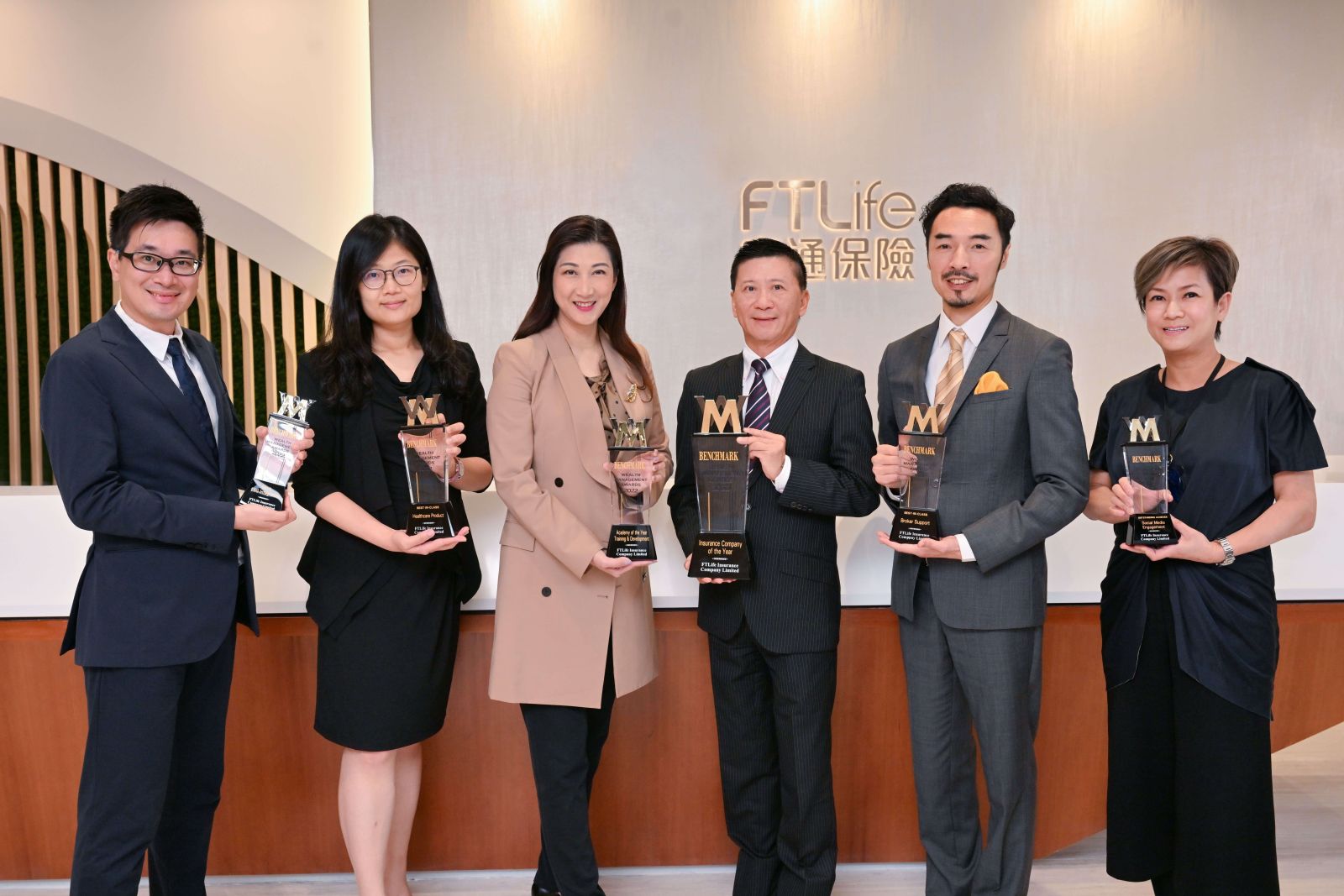 FTLife won six awards and named “Insurance Company of the Year 2022“ becoming the most awarded insurer at the Benchmark Wealth Management Awards 2022